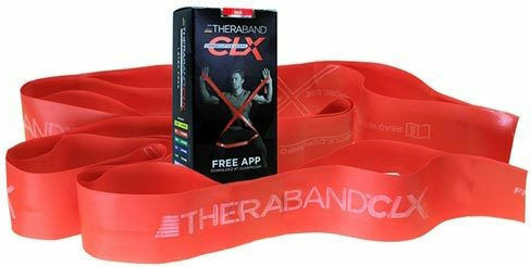 Thera-Band CLX Λάστιχο Γυμναστικής Loop Μέτριο Κόκκινο 2.2m
