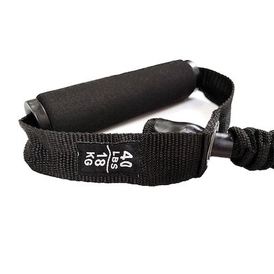 Liga Sport Gymtube Resistance Band with Handles Black