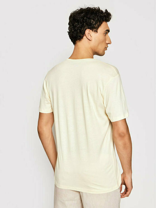 Jack & Jones Men's Short Sleeve T-shirt Seedpearl Cream