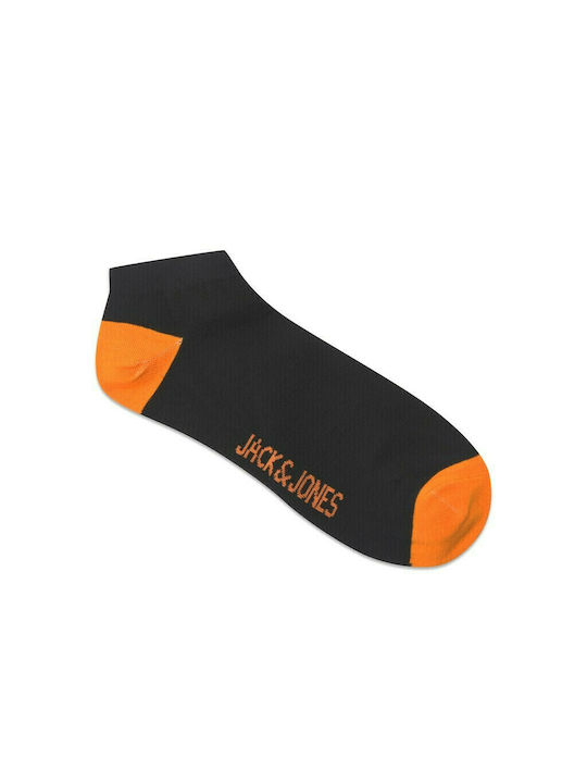 Jack & Jones Boys 5 Pack Ankle Socks Black -BLACK