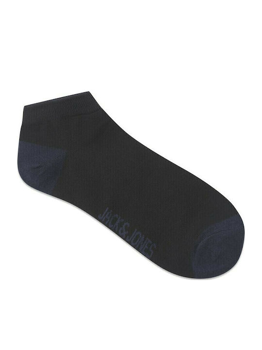 Jack & Jones Παιδικά Σοσόνια Μαύρα 5 Ζευγάρια