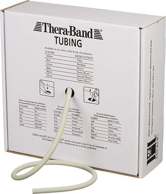 Thera-Band Gymtube Resistance Band Very Hard Silver 7.5m