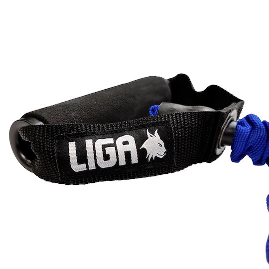 Liga Sport Λάστιχο Γυμναστικής Σωληνωτό με Λαβές Μπλε