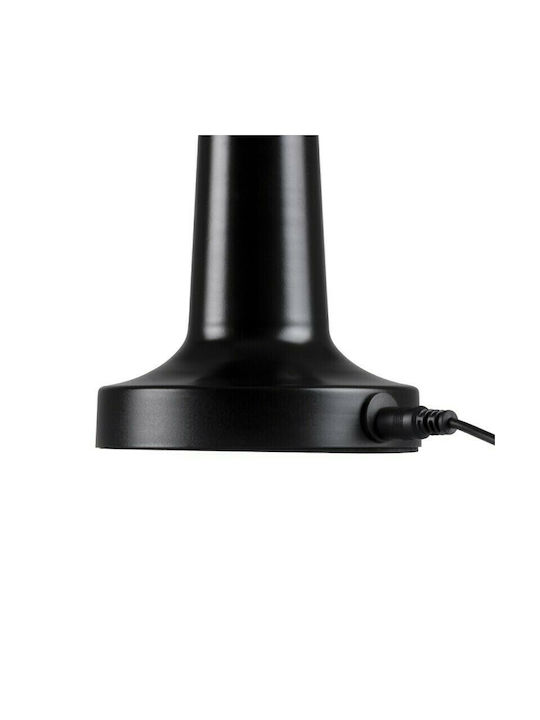 GloboStar Coco Metal Table Lamp LED with Black Shade and Base