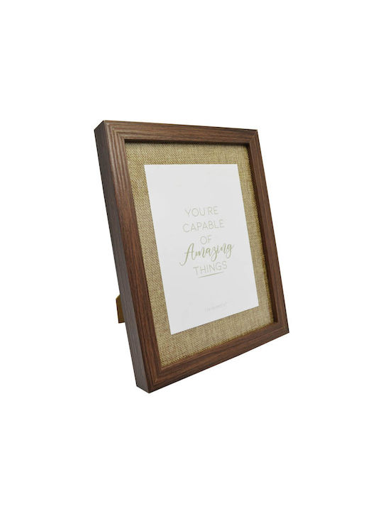 Ankor Photo Frame Wooden 13x18cm Καφέ/Μπεζ 1pcs