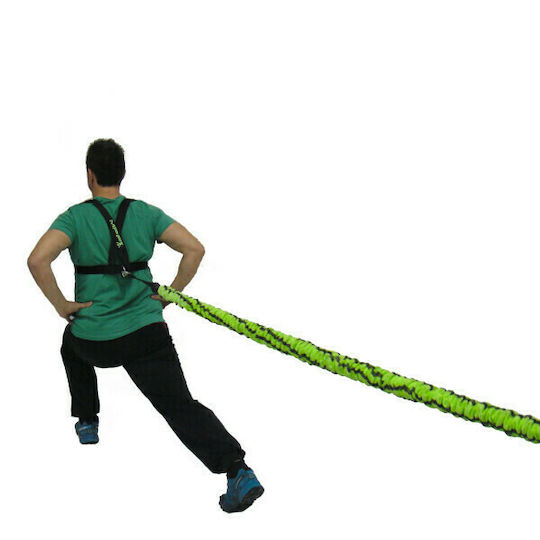 MPF Power Vest Resistance Band Gymtube Green 2.5m