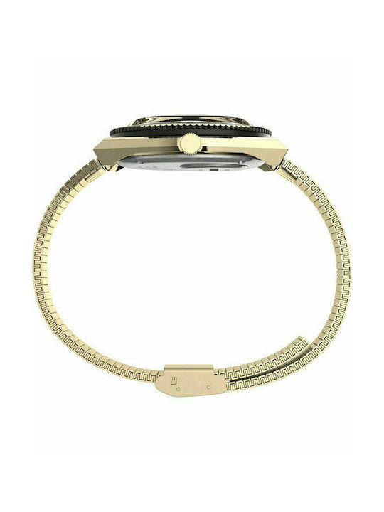 Timex Reissue Watch Battery with Gold Metal Bracelet