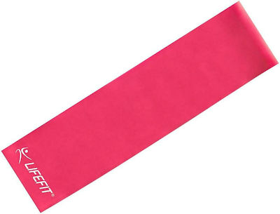 Lifefit FlexBand Ελαστικός Ιμάντας Γυμναστικής Μαλακός Ροζ