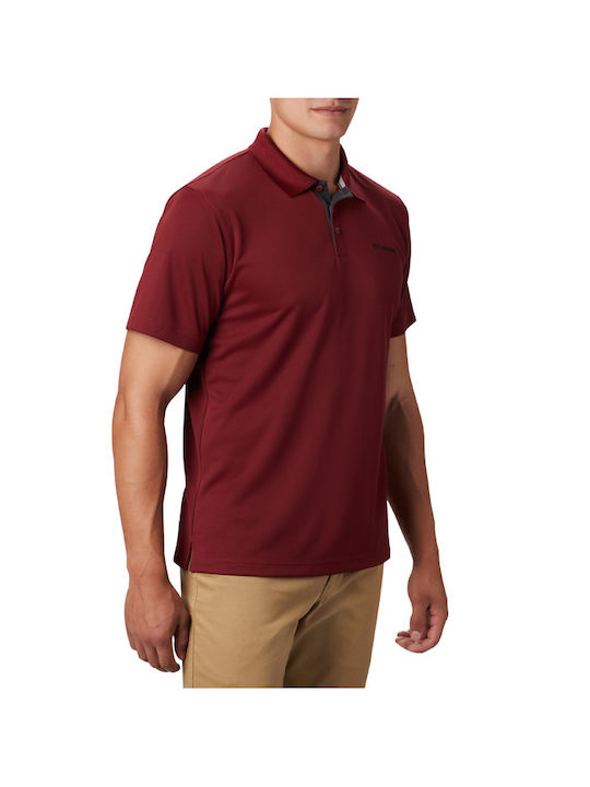 Utilizer Polo T-shirt Burgundy