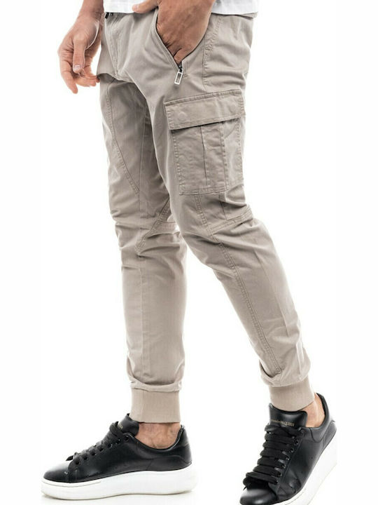 Pantaloni Elastic Bej