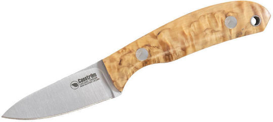 Casstrom Mini Hunter Messer Braun in Lederhülle