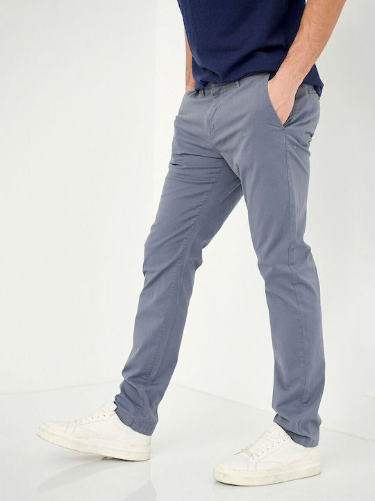 Hose Chino Elastisch China Blue