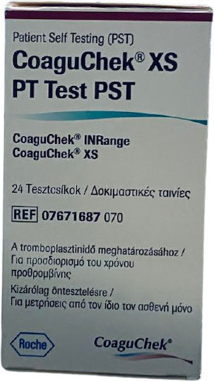 Roche Set of 24 Prothrombin Time INR Test Strips Medical Consumables 24pcs