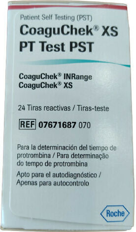 Roche Set of 24 Prothrombin Time INR Test Strips Medical Consumables 24pcs