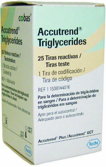 Roche Medical Consumables 25pcs Accutrend Triglycerides