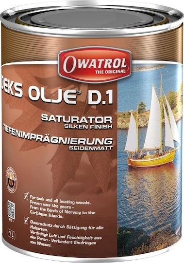 Owatrol Olje Teak Oil Άχρωμο Ματ 1lt