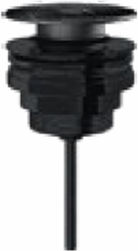 Eurorama Pop Up Valve Sink Black R0338-410