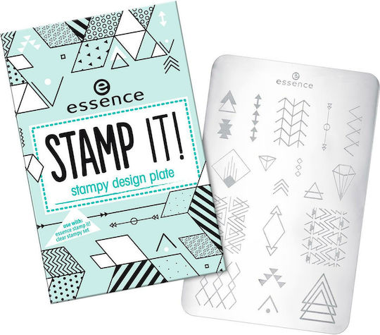 Essence Stamp It! Stampy Design Plate Briefmarken für Nägel 1Stück