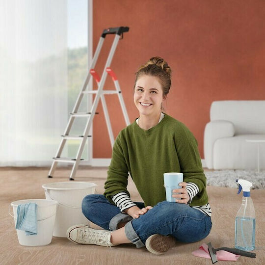 Hailo XXL Ladder Aluminum with 4+1 Steps