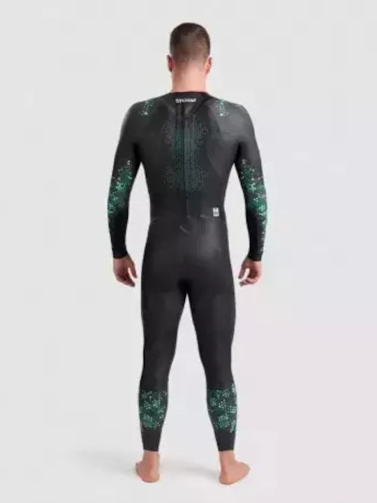 Arena Powerskin Storm Състезателни Бански За Плуване Една Част Син