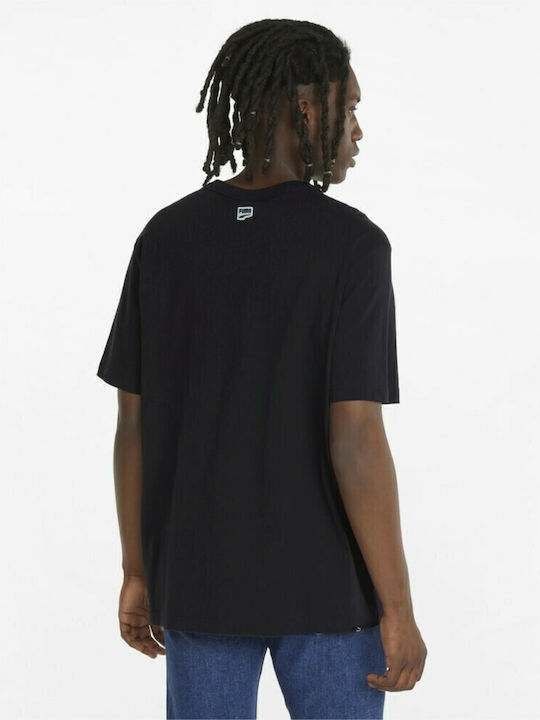 PUMA Downtown T-shirt Μαύρο