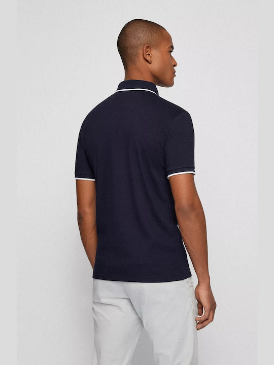 Hugo Boss Ανδρικό T-shirt Polo Navy Μπλε