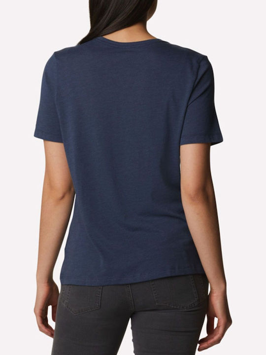 Bluebird Day Γυναικείο T-shirt Πεζοπορίας Navy Μπλε