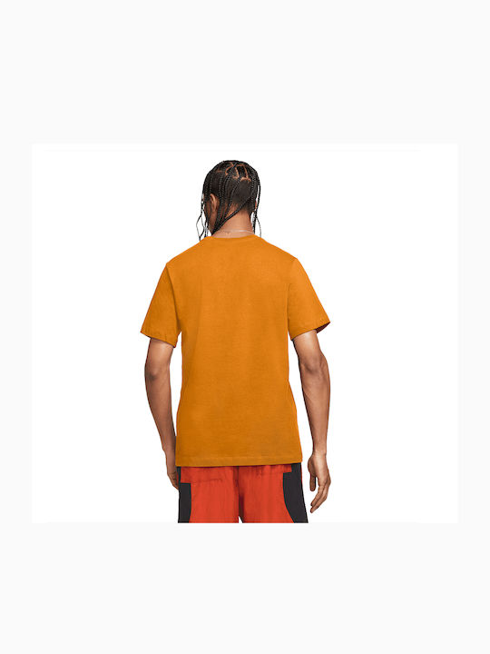 Jordan Jumpman Bărbați T-shirt Sportiv cu Mânecă Scurtă Portocaliu