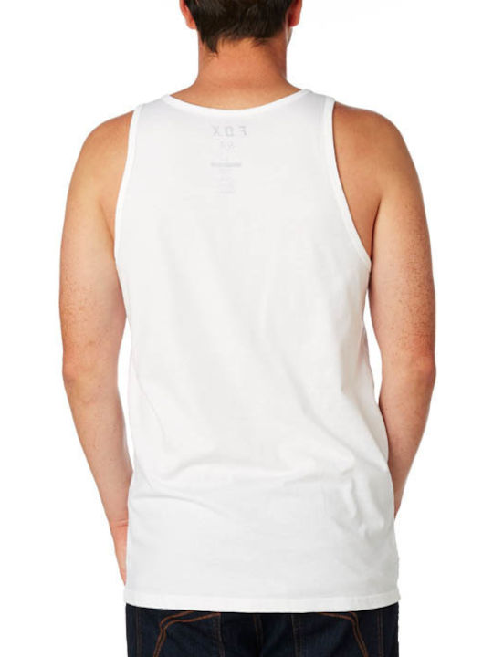 Fox Settled Prenium Men's Sleeveless Blouse White