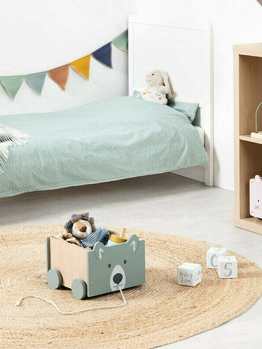 Navaris Kinder Aufbewahrungsbox aus Holz 26.4x20x25.8cm 1Stück Navaris Kinder Aufbewahrungsbox aus Holz 26.4x20x25.8cm 1Stück