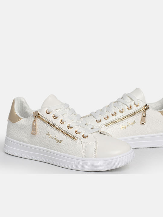BY-2021 Sneakers White / Gold