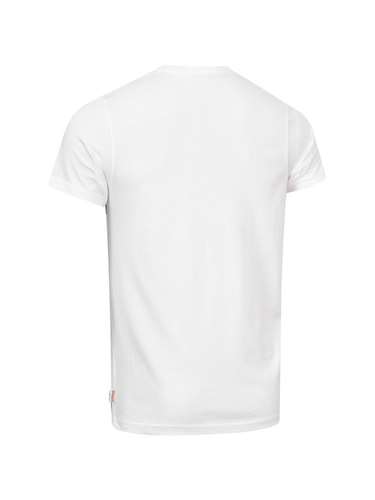 Lonsdale Symondsbury T-shirt Bărbătesc cu Mânecă Scurtă Alb