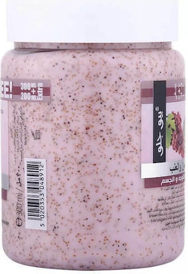 Bio Glow Scrub pentru față și corp Walnut & Grape 500ml