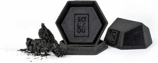 Solidu Purity Black Soap Bar with Activated Charcoal and Tea Tree 65g
