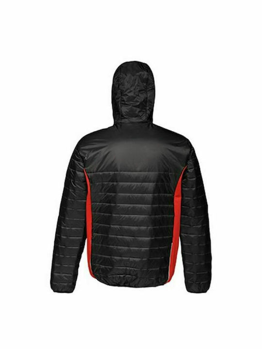 Regatta Herren Winter Jacke Puffer Schwarz