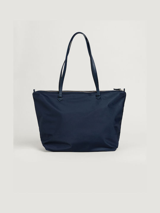 Gant Rope Icon Women's Bag Shopper Shoulder Navy Blue