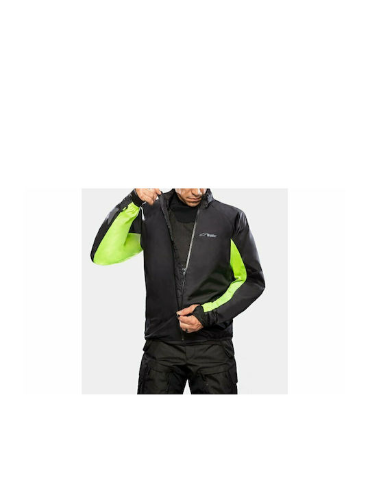 Alpinestars Halo Χειμερινό Ανδρικό Μπουφάν Μηχανής Αδιάβροχο Black/Black