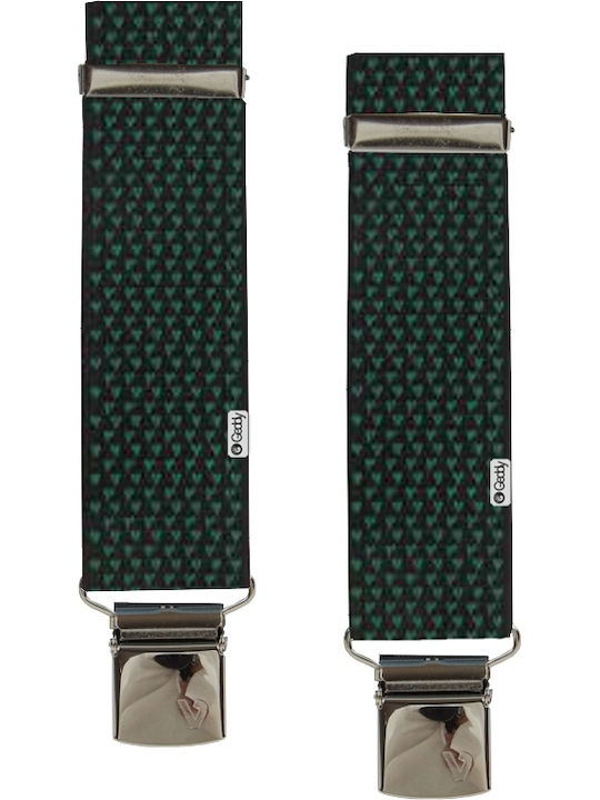Victoria Suspenders Printed Green Victoria Suspenders Printed Green