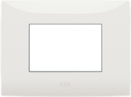 Abb Chiara Switch Frame Horizontal Installation in White Color 72123