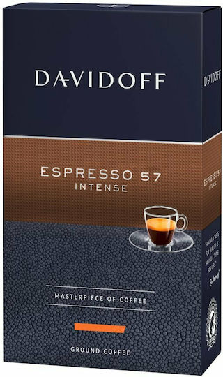 Davidoff Espresso Kaffee Arabica 57 Intense Gemahlen 250gr