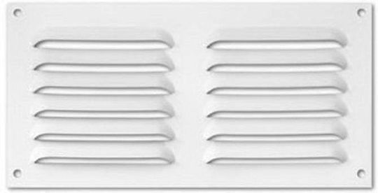 Inofix Lüftungsgitter 20x10cm Rechteckig mit Gitter