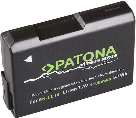Patona Camera Battery EN-EL14 Lithium Ion (Li-Ion)