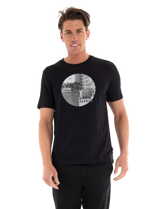 Hugo Boss Men's T-Shirt Stamped Black