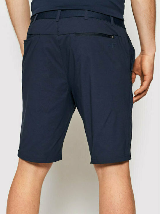 4F Sportliche Herrenshorts Marineblau