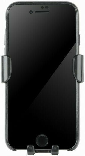 Lamtech Car Mobile Mount with Adjustable Hooks and Wireless Charging Black