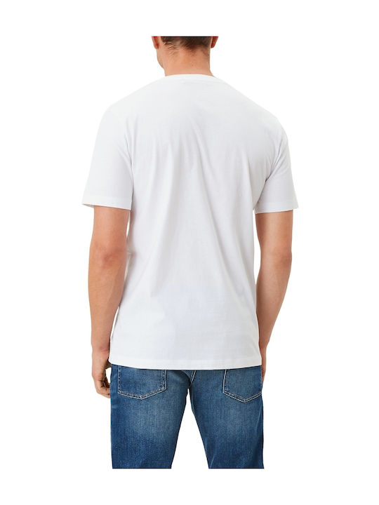 S.Oliver Men's Short Sleeve T-shirt White
