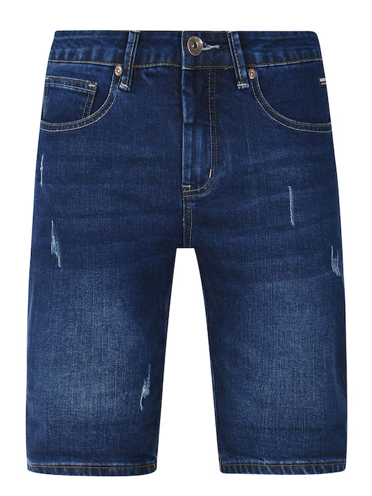 221.BM45.198 Men's Denim Shorts Dark Blue