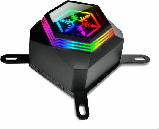 Silverstone PF240-ARGB-V2 v2 Υδρόψυξη AIO CPU με 2 Ανεμιστήρες 120mm