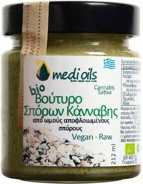 Medioils Βιολογικό Βούτυρο Σπόρων Κάνναβης 215gr