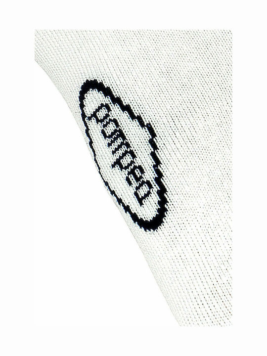 Pompea Damen Einfarbige Socken Weiß 3Pack